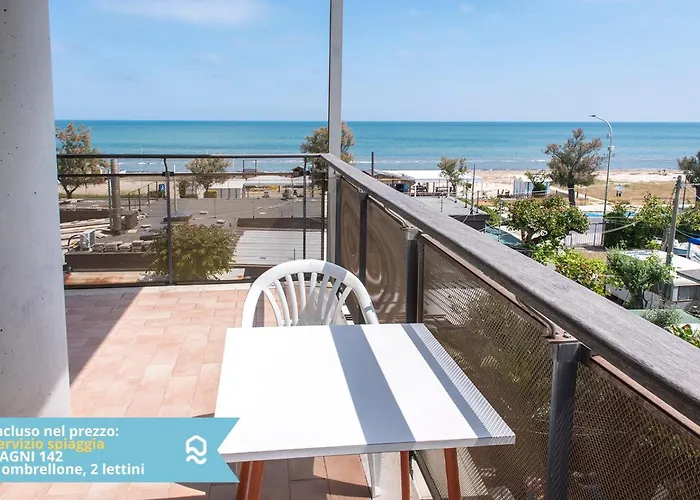 Senigallia, Bilocale Sul Mare Con Inclusa - Se001 *