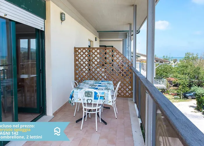 Senigallia, Bilocale Sul Mare Con Inclusa - Se001 *